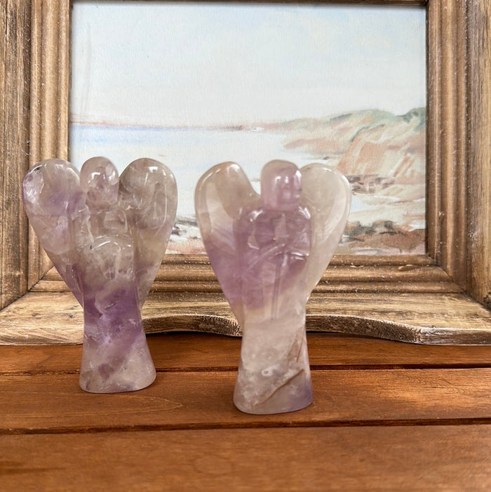 Angels Carved 3-3.5" (Various Gemstones)