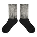 Aspen Illusion - Black foot socks