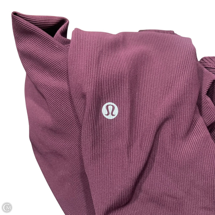 Athletic Leggings By Lululemon In Maroon, Size: 2