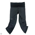 Athletic Leggings Capris By Lululemon In Black & Grey, Size: Xs