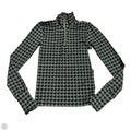 Athletic Top Long Sleeve Collar By Rhone In Black & Grey, Size: Xs