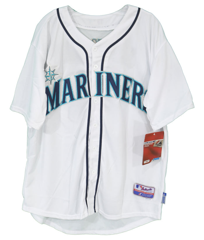 Austin Jackson Seattle Mariners Signed Autographed White #16 Jersey JSA COA SIZE 48
