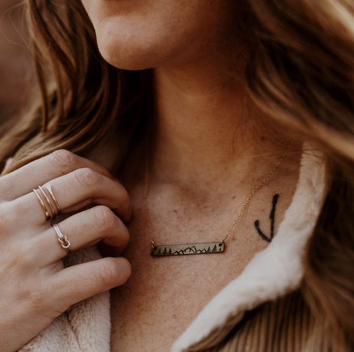 Bar Mountain Necklace