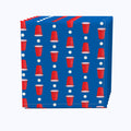 Beer Pong Cups Blue Napkins