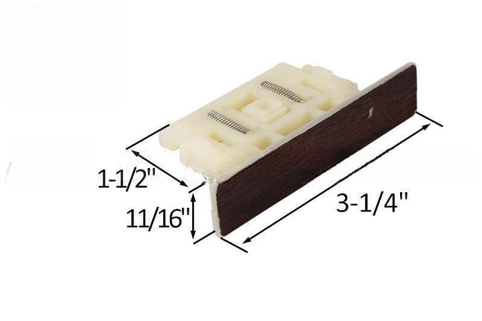 Beige Sliding Window Lock – Secure Window Lock Hardware - Reflect Window & Door