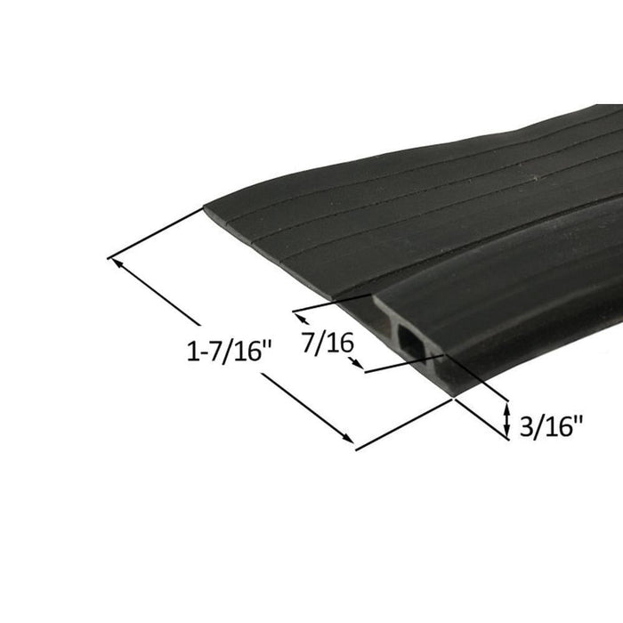 Sliding Patio Screen Door Bug Seal 84" Vinyl With Adjustable Width - Reflect Window & Door