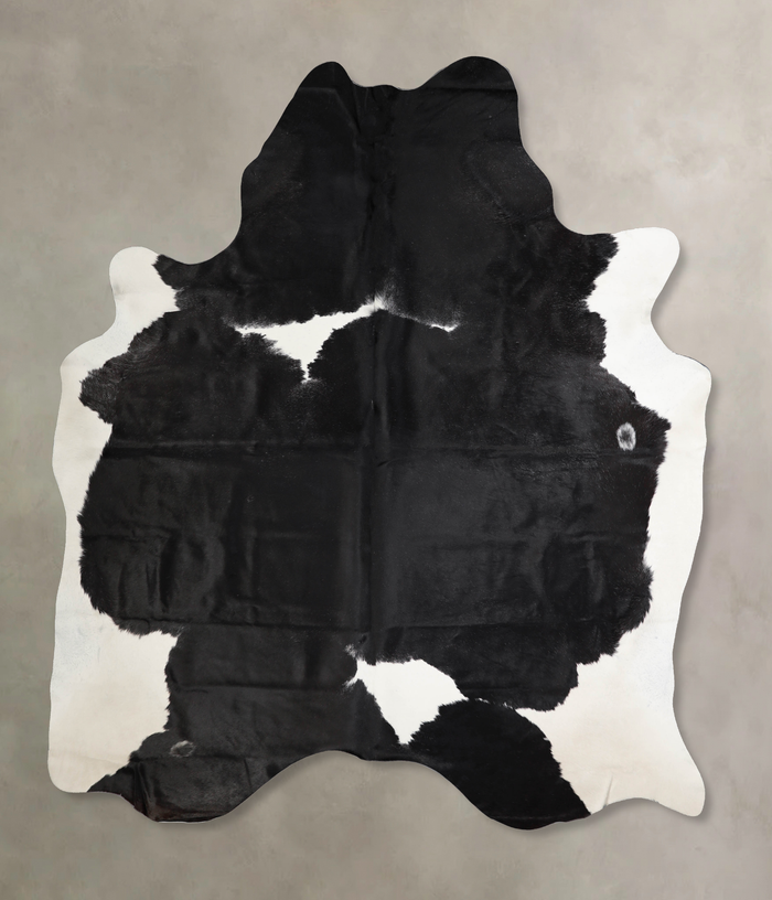 Black and White Cowhide Rug #A34175
