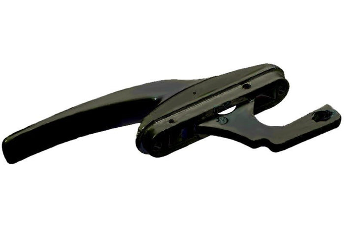 Casement Window Security Locking Handle with 13/16" Projection Hook - Black - Reflect Window & Door