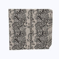 Black Lace Butterflies & Flowers Stripe Napkins