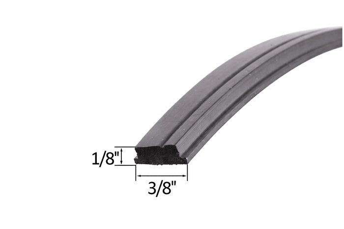 84” Black Shower Door Magnetic Strip – Replacement Magnetic Seal for Glass Shower Doors - Reflect Window & Door