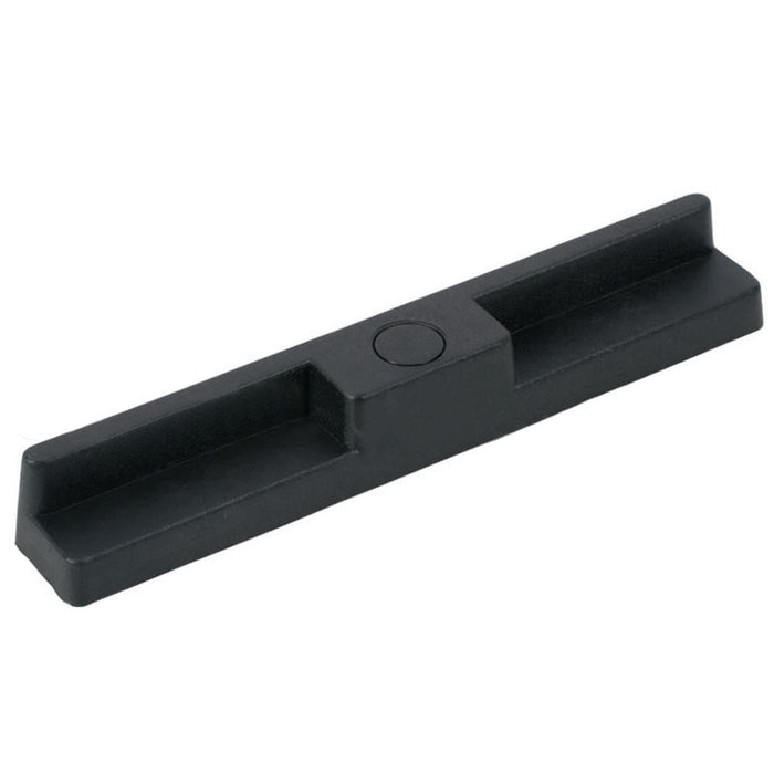 Sliding Glass Patio Door Plastic Outside Pull 3 - 15/16" and 4 - 15/16" Screw Holes for Indal Doors - Black - Reflect Window & Door