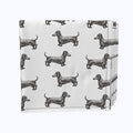 Black & White Dachshund Toss Napkins