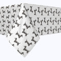 Black & White Dachshund Toss Rectangles