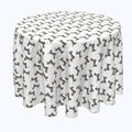 Black & White Dachshund Toss Rounds