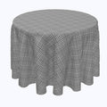 Black & White Houndstooth Rounds