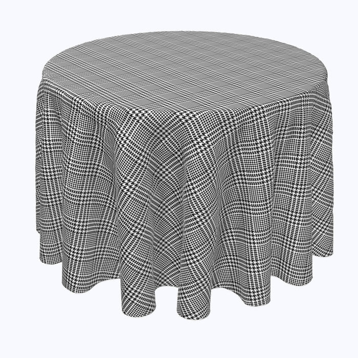 Black & White Houndstooth Rounds