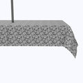 Black & White Lace Doily Outdoor Rectangles