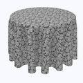 Black & White Lace Doily Rounds