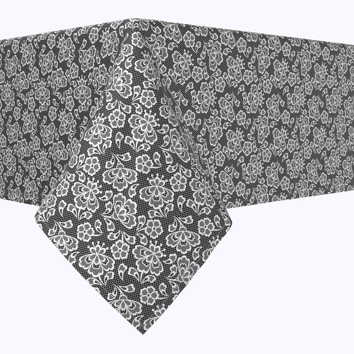 Black & White Lace Doily Squares