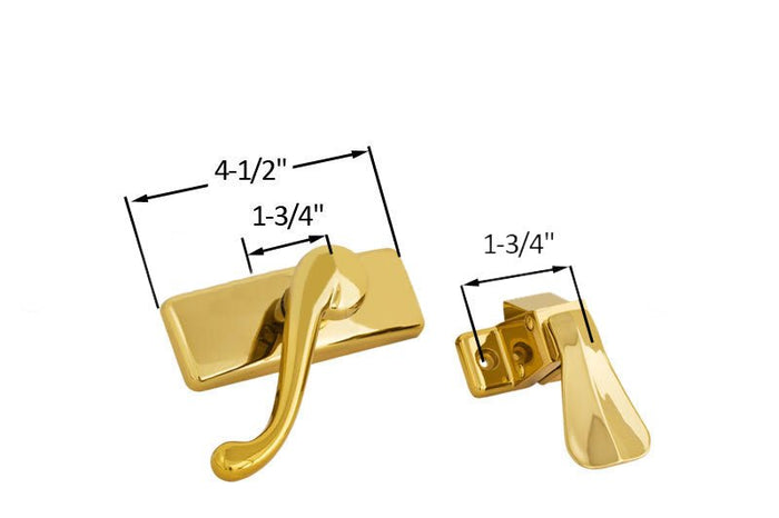 Regal Handle Set for AluminArt Residential Swinging Screen & Storm Doors - Reflect Window & Door
