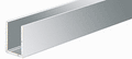 Shower Door Brite Anodized 3/8" Aluminum U-Channel - Reflect Window & Door