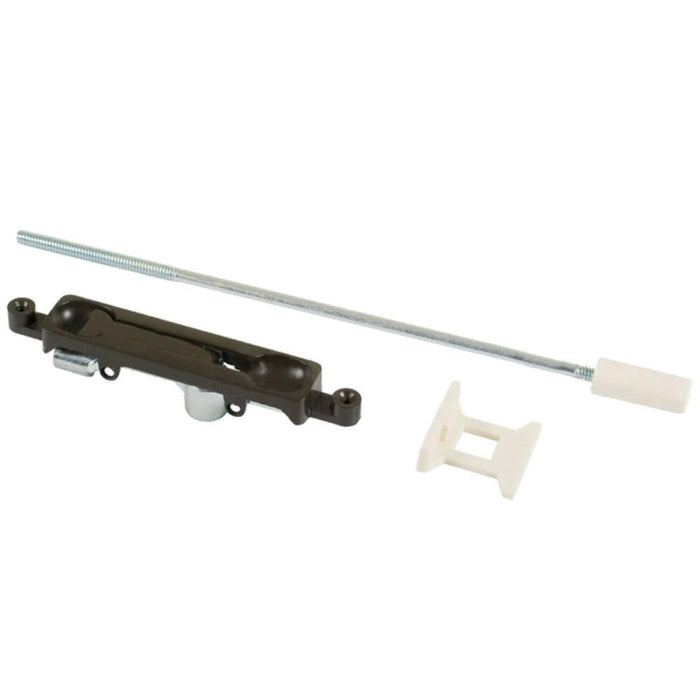 Bronze Flush Bolt for Commercial Aluminum Storefront Door - 1/8" Offset - Reflect Window & Door