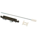 Bronze Flush Bolt for Commercial Aluminum Storefront Door - 1/8" Offset - Reflect Window & Door
