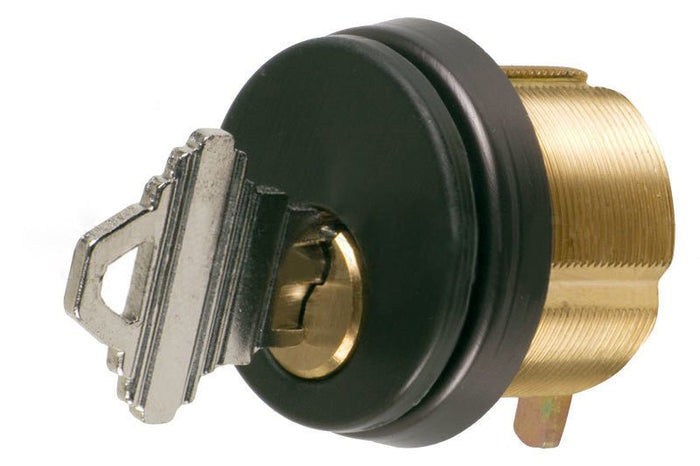 Bronze Commercial Door Cylinder with Key - Durable Security Solution - Reflect Window & Door
