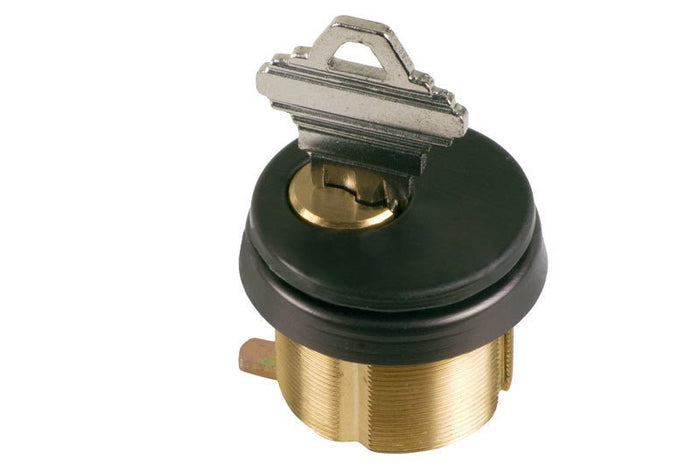 Bronze Commercial Door Cylinder with Key - Durable Security Solution - Reflect Window & Door