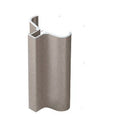 Shower Door Brushed Nickel Slip - On Handle with Magnetic Catch for 3/16" or 1/4" Frameless Pivot Door - Reflect Window & Door