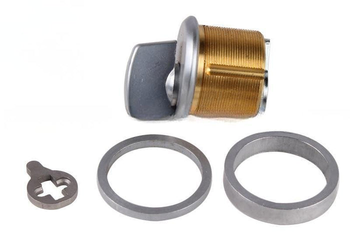 Brushed Stainless Thumb Turn Cylinder for Commercial Doors - Reflect Window & Door