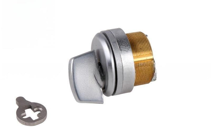 Brushed Stainless Thumb Turn Cylinder for Commercial Doors - Reflect Window & Door