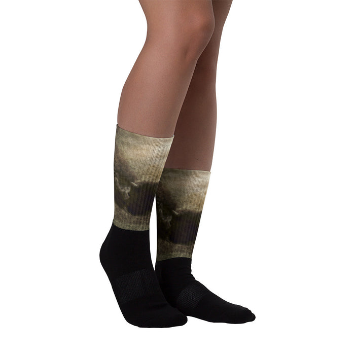 Buffalo Love - Black foot socks