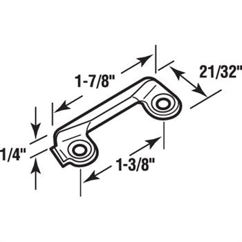 Cam Handle Keeper for Project - In Transom Window Latch - Reflect Window & Door