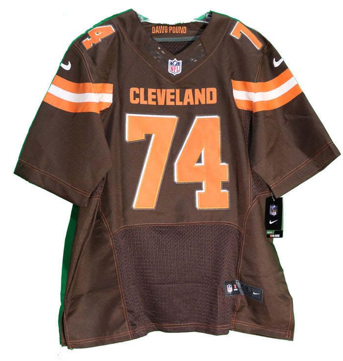 Cameron Erving Cleveland Browns Signed Autographed Brown #74 Jersey