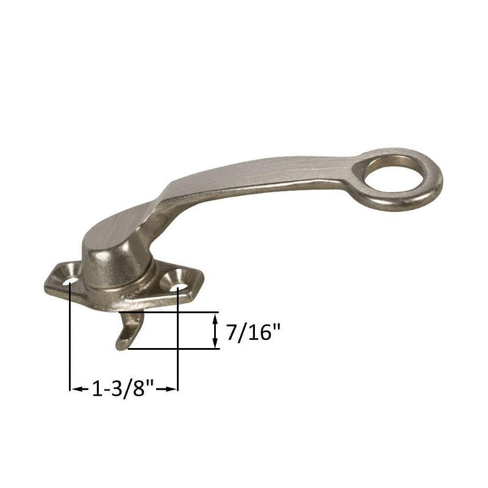 Casement Window Project - In Right Hand Security Locking Handle 7/16" Hook Projection - Reflect Window & Door