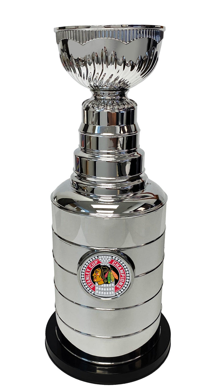 Chicago Blackhawks Stanley Cup Coin Bank with Trimflexx