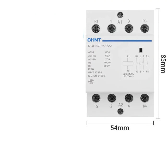 NCH8-63 / /22 (2NO+2NC) 220V