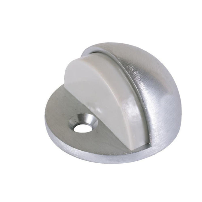 Dome Chrome Low Profile Floor Door Stop - Reflect Window & Door