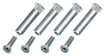Chrome Sex Bolt Mounting Screws for Commercial Aluminum Storefront Doors - Reflect Window & Door