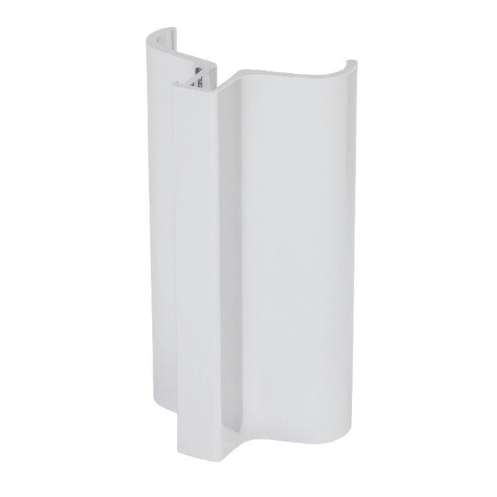 Frameless Shower Door Polished Chrome Slip - On Handle for 3/16" or 1/4" Frameless Pivot Door - Reflect Window & Door