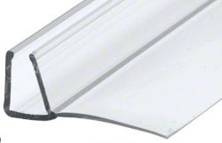 Sliding Shower Door 95" Clear Poly U - Channel with 1 - 3/4" (44 mm) Fin for 1/2" Glass - Reflect Window & Door