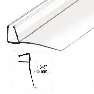Sliding Shower Door 95" Clear Poly U - Channel with 1 - 3/8" (35 mm) Fin for 1/2" Glass - Reflect Window & Door