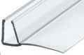 Sliding Shower Door 95" Clear Poly U - Channel with 1 - 1/8" (28.5 mm) Fin for 3/8" Glass - Reflect Window & Door