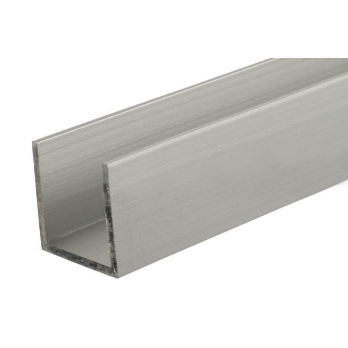 Clear Anodized U - Channel 3/4" x 3/4" - Lightweight Aluminum Solution - Reflect Window & Door