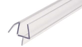 Swinging Shower Door Clear Co-Extruded 36" Bottom Wipe with Soft Drip Rail for 3/8" Glass - Reflect Window & Door