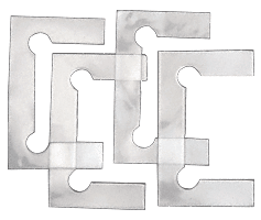 Swinging Shower Door Hinge Clear Gasket Replacement Kit for Vienna Hinges - Reflect Window & Door