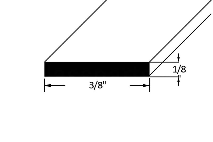 Adhesive, Closed Cell 1/8" Neoprene Foam Tape - 3/8'' Width - Reflect Window & Door
