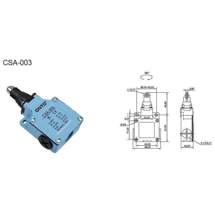 CNTD Limit switch Micro switch CSA-001 CSA-003 CSA-012 CSA-031 CSA-021 CSA-061 CSA-071 Waterproof Motion Sensor CSA-081 CSA-041.