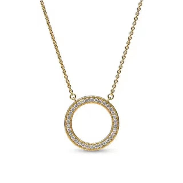 Collar Circulo Dorado